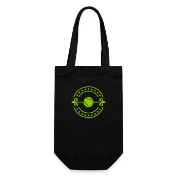 Conception de tennis - Sac à bouteille - noir - Devant