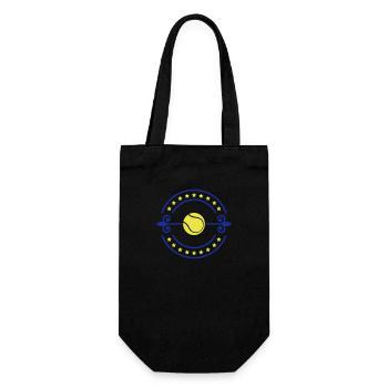 Conception de tennis - Sac à bouteille - noir - Devant