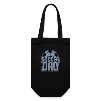 Soccer Dad Champion Logo - Gift Bag for Bottles - black - Front