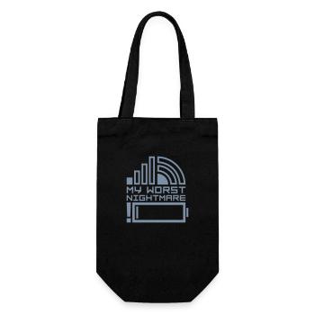 Logos mon pire cauchemar - Sac à bouteille - noir - Devant
