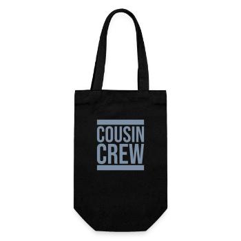 Leader Cousin Crew Team - Gift Bag for Bottles - black - Front