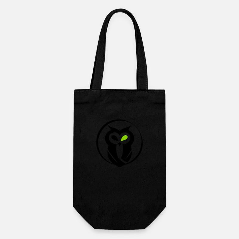 Chouette GOWILD - sans quoi ... Style zèbre - Sac à bouteille - noir