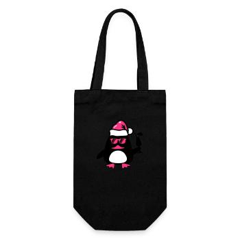 Noël du canard de plage - Sac à bouteille - noir - Devant