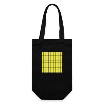 many squares - Gift Bag for Bottles - black - Front