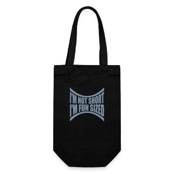 Not short fun sized - Gift Bag for Bottles - black - Front