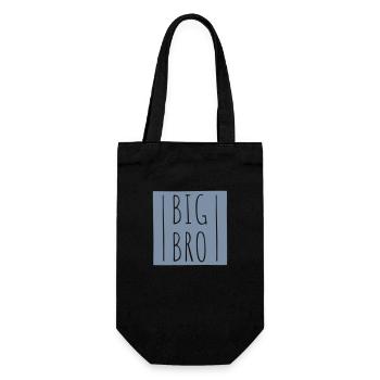 Big Brother Shield Logo - Gift Bag for Bottles - black - Front