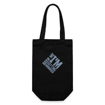 Beer Me Me marier - Sac à bouteille - noir - Devant