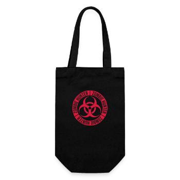 zombie hunter Halloween quote - Gift Bag for Bottles - black - Front