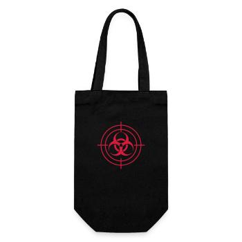 Target Sight Zombie Hunter Biohazard - Gift Bag for Bottles - black - Front