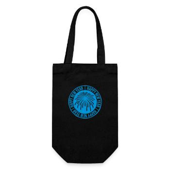 Citation Bonne année - Sac à bouteille - noir - Devant