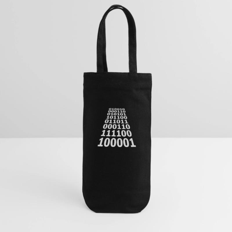 Langage de programme de code binaire Sac à bouteille