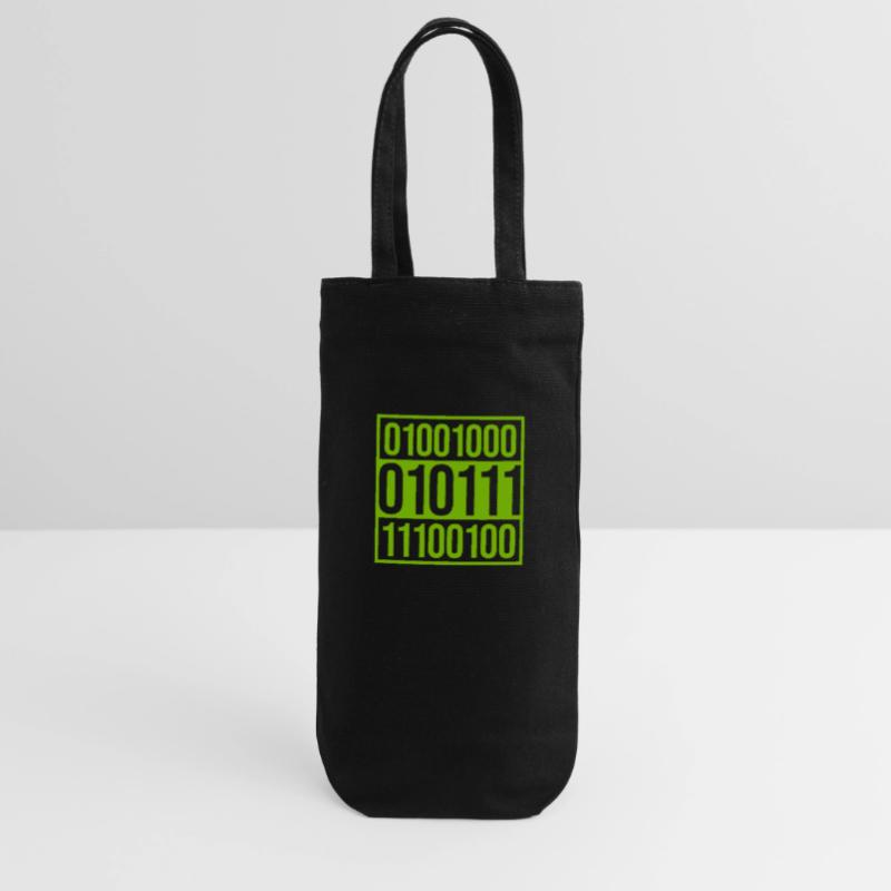 Langage de programme de code binaire Sac à bouteille