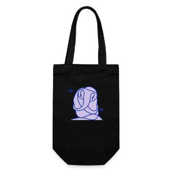Everyone wants happiness. Hugs know no boundaries - Gift Bag for Bottles - black - Front