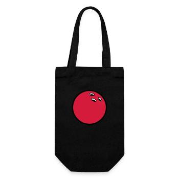 bowling ball 2510 - Gift Bag for Bottles - black - Front