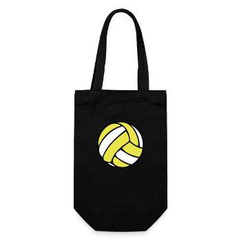 Beach Volleyball Beach Ball 2510 - Gift Bag for Bottles - black - Front