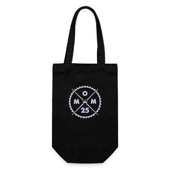 Mom 25 - Geschenkbeutel für Flaschen - Schwarz - Vorne