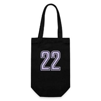 22 - Gift Bag for Bottles - black - Front