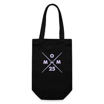 mom 25 - Geschenkbeutel für Flaschen - Schwarz - Vorne