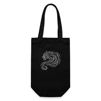 Panther Tribal - Gift Bag for Bottles - black - Front