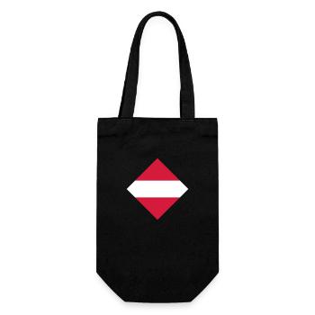 Austria - Gift Bag for Bottles - black - Front