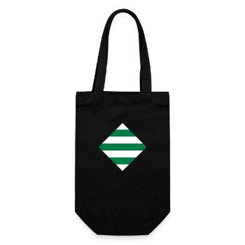 Vert et blanc - Sac à bouteille - noir - Devant