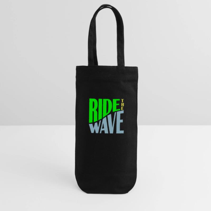 Ride the Wave plotter Geschenkbeutel für Flaschen