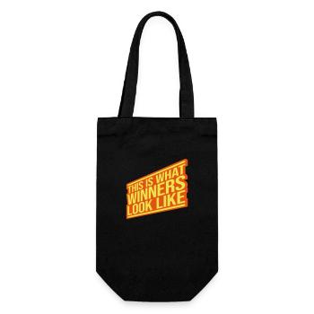 What Winners Look Like - Geschenkbeutel für Flaschen - Schwarz - Vorne