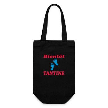 BALD TANTINE - Geschenkbeutel für Flaschen - Schwarz - Vorne