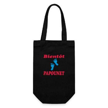 BIENTOT PAPOUNET - Sac à bouteille - noir - Devant