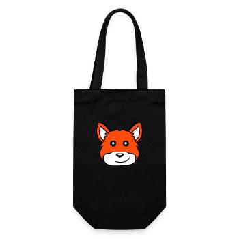 Fox Red Fox Wild Animal Clever Forest Inhabitants - Gift Bag for Bottles - black - Front