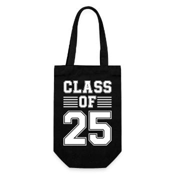 class of 25 - Gift Bag for Bottles - black - Front
