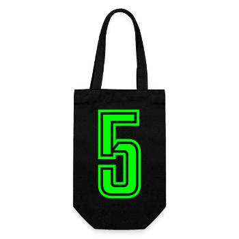 5 - Gift Bag for Bottles - black - Front