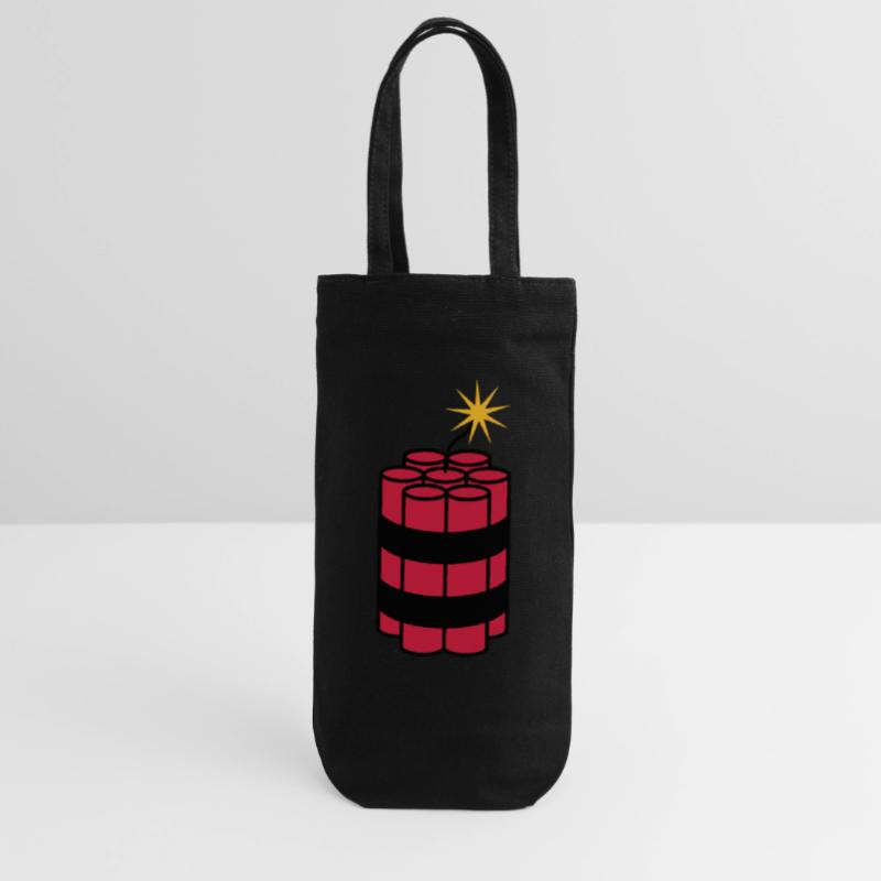 lit tnt dynamite explode explosion spre Gift Bag for Bottles