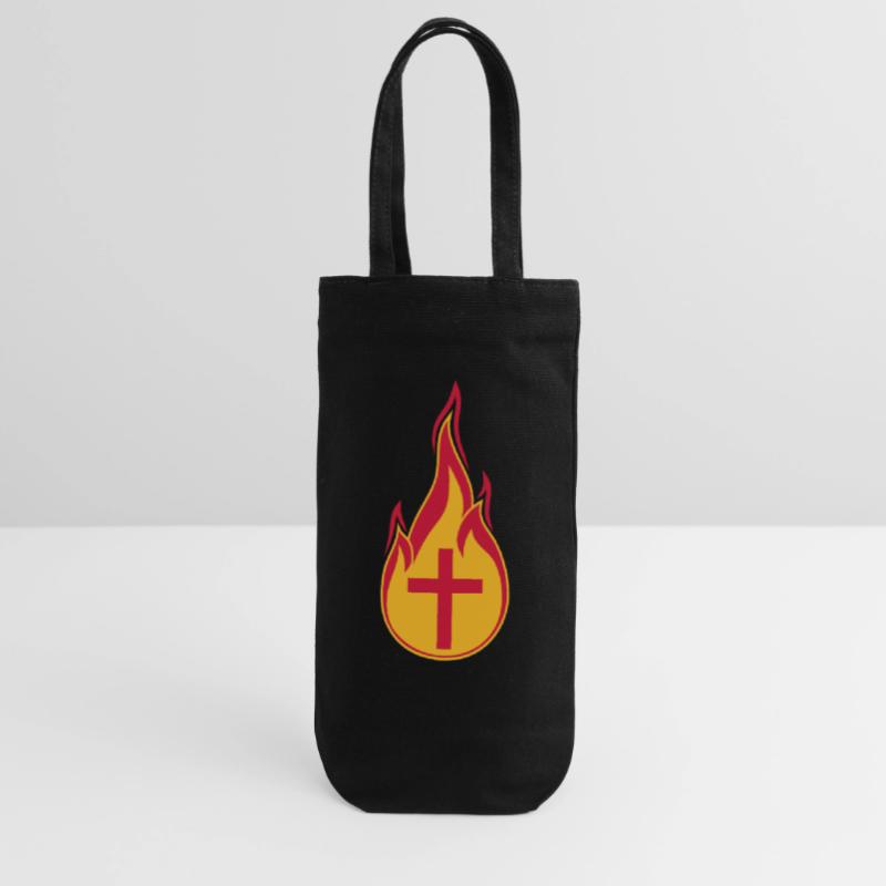 feu flammes chaud brûlé brûlé torche loder Sac à bouteille