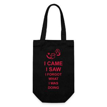 Je suis venu voir oublier - Sac à bouteille - noir - Devant