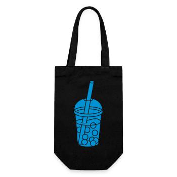 Mug Design Bubble Tea - Sac à bouteille - noir - Devant