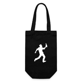 Boire Homme de fête - Sac à bouteille - noir - Devant