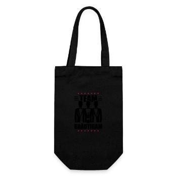 Enterrement de vie de jeune fille de marié - Sac à bouteille - noir - Devant