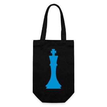Roi des échecs - Sac à bouteille - noir - Devant