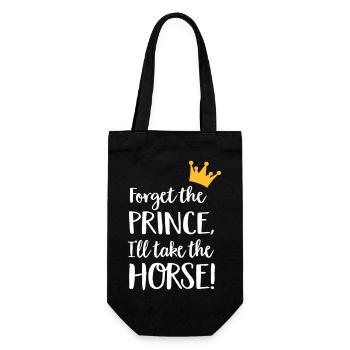 cheval - Sac à bouteille - noir - Devant