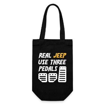 Les vraies Jeeps utilisent trois pédales - Sac à bouteille - noir - Devant