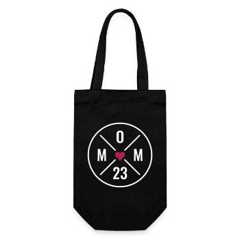 MOM 23 Coeur Bébé Mère Amour Fête des mères Maman 2023 - Sac à bouteille - noir - Devant