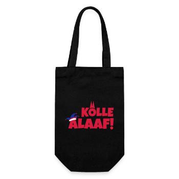 Kölle Alaaf - Geschenkbeutel für Flaschen - Schwarz - Vorne