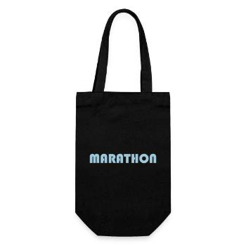 marathon - Gift Bag for Bottles - black - Front