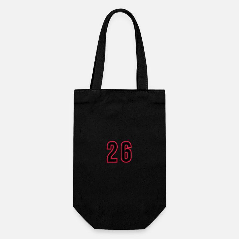 26 Number Years Jersey - Gift Bag for Bottles - black