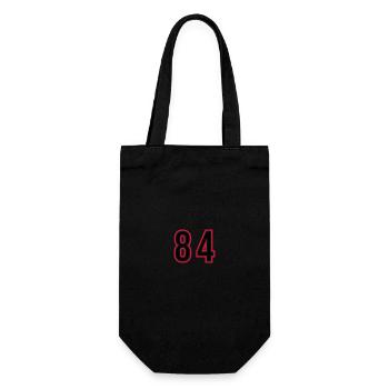 84 Nombre Années Maillot - Sac à bouteille - noir - Devant