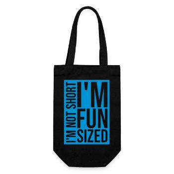 Not short fun sized - Geschenkbeutel für Flaschen - Schwarz - Vorne