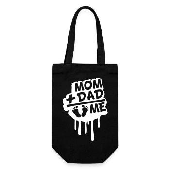 Spray graffiti pour maman enceinte et papa Me Belly - Sac à bouteille - noir - Devant