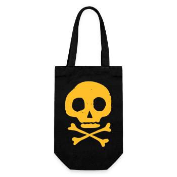 Skull & Bones - Gift Bag for Bottles - black - Front