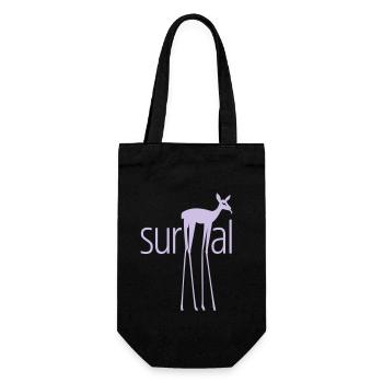 surREHal surreal - Geschenkbeutel für Flaschen - Schwarz - Vorne